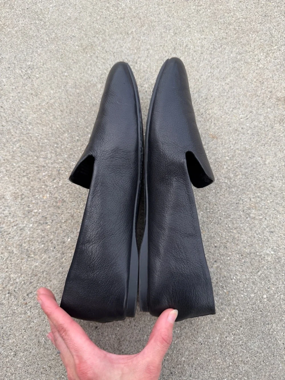 Birdies The Starling Women's 11 Black Leather Shoe Loafer Comfy Travel Slip